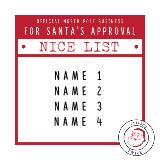 Santa's Nice or Naughty List Personalized Tea Towels – A Gift