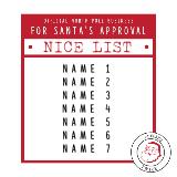 Santa's Nice or Naughty List Personalized Tea Towels – A Gift